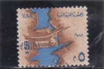 Stamps Egypt -  Mapa