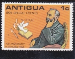 Stamps Antigua and Barbuda -  75 Aniversario  Nobel Prize