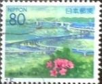 Stamps Japan -  Scott#Z257 Intercambio 0,75 usd  80 y. 1998