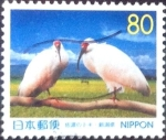 Stamps Japan -  Scott#Z334 cr3f Intercambio 0,75 usd  80 y. 1999