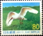 Stamps Japan -  Scott#Z335 cr3f Intercambio 0,75 usd  80 y. 1999