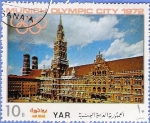 Sellos de Asia - Yemen -  MUNICH  OLYMPIC CITY