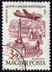 Stamps Hungary -  COL-BUDAPEST-40 ANIVERSARIO CONSTITUCIÓN DE HUNGRIA (1918-1958)