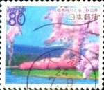 Stamps Japan -  Scott#Z401 Intercambio 0,75 usd  80 y. 2000