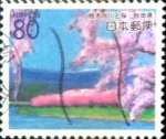 Stamps Japan -  Scott#Z401 Intercambio 0,75 usd  80 y. 2000