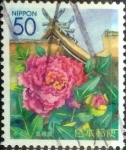 Stamps Japan -  Scott#Z409 Intercambio 0,50 usd  50 y. 2000
