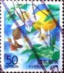 Stamps Japan -  Scott#Z412 Intercambio 0,50 usd  50 y. 2000