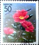 Stamps Japan -  Scott#Z416 Intercambio 0,50 usd  50 y. 2000