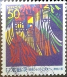 Stamps Japan -  Scott#Z418 Intercambio 0,50 usd  50 y. 2000