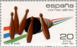 Stamps Spain -  CORREO AÉREO Deportes-Juego de bolos