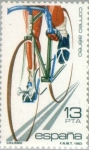 Stamps : Europe : Spain :  CORREO AÉREO Deportes-Ciclismo