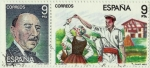 Stamps : Europe : Spain :  MAESTROS DE LA ZARZUELA Jesús Guridi-El Caserío