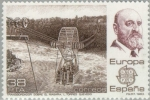 Stamps : Europe : Spain :  EUROPA - 1983 Transbordador sobre el Niágara-L. Torres Quevedo