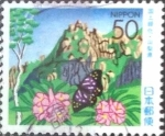 Stamps Japan -  Scott#Z480 Intercambio 0,50 usd  50 y. 2001