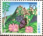 Stamps Japan -  Scott#Z480 Intercambio 0,50 usd  50 y. 2001