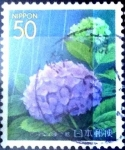 Stamps Japan -  Scott#Z487 Intercambio 0,50 usd  50 y. 2001