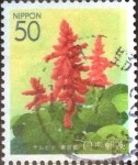 Stamps Japan -  Scott#Z488 Intercambio 0,50 usd  50 y. 2001