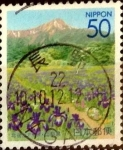 Stamps Japan -  Scott#Z502 Intercambio 0,50 usd  50 y. 2001