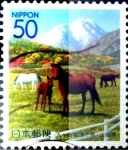 Stamps Japan -  Scott#Z503 Intercambio 0,50 usd  50 y. 2001
