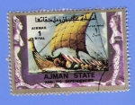 Stamps United Arab Emirates -  GALEONNES