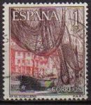 Stamps Spain -  ESPAÑA 1965 1648 Sello Serie Turistica Cudillero Asturias Usado