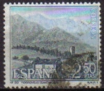 Stamps Spain -  ESPAÑA 1965 1650 Sello II Serie Turistica Paisaje Mogroviejo Santander Usado