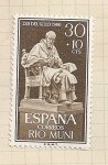 Stamps Spain -  Río Muni, Día del Sello 1960