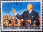 Stamps : America : Colombia :  Gilberto Álzate Avendaño