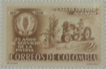 Stamps Colombia -  Caja de Crédito Agrario