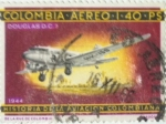 Stamps Colombia -  Historia de la aviación colombiana 