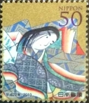 Stamps Japan -  Scott#3250 Intercambio 0,50 usd  50 y. 2010