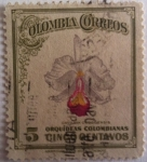 Stamps : America : Colombia :  Orquídea Colombianas