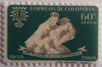 Stamps Colombia -  Año Mundial de los Refugiados