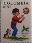 Stamps Colombia -  Navidad 1974