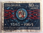 Sellos de America - Colombia -  Cien años de cooperación internacional