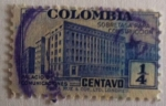 Stamps Colombia -  Palacio de Comunicaciones Sobretasa para construcción 