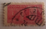 Stamps Colombia -  Sobretasa para construcción 
