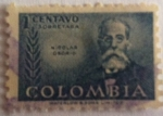 Stamps : America : Colombia :  Nicolás Osorio