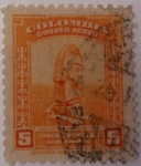 Stamps Colombia -  Monumento Precolombino