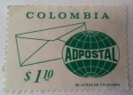 Stamps : America : Colombia :  Adpostal