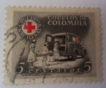 Stamps Colombia -  Cruz Roja Nacional