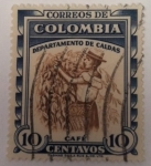 Sellos de America - Colombia -  Café Departamento de Cauca