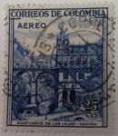 Stamps Colombia -  Santuario de las lajas 