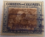 Sellos del Mundo : America : Colombia : Minas de Oro Nariño