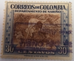 Sellos de America - Colombia -  Minas de Oro Nariño