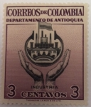Stamps Colombia -  Industria Departamento de Antioquia