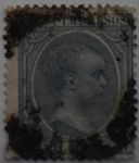 Stamps Spain -  1/2 mila de peso Isla de Cuba