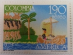 Stamps : America : Colombia :  América 