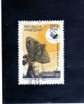 Stamps : America : Argentina :  COMUNICACIONES POR SATELITE