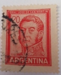 Stamps : America : Argentina :  General José de San Martin